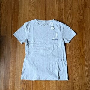 Women's J. Crew Just A Phase Tee, Grey, Small, NWT